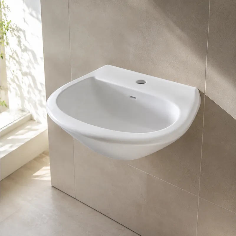 Lavamano S/Pedestal Shelby Edesa Bco 130 — vista 3