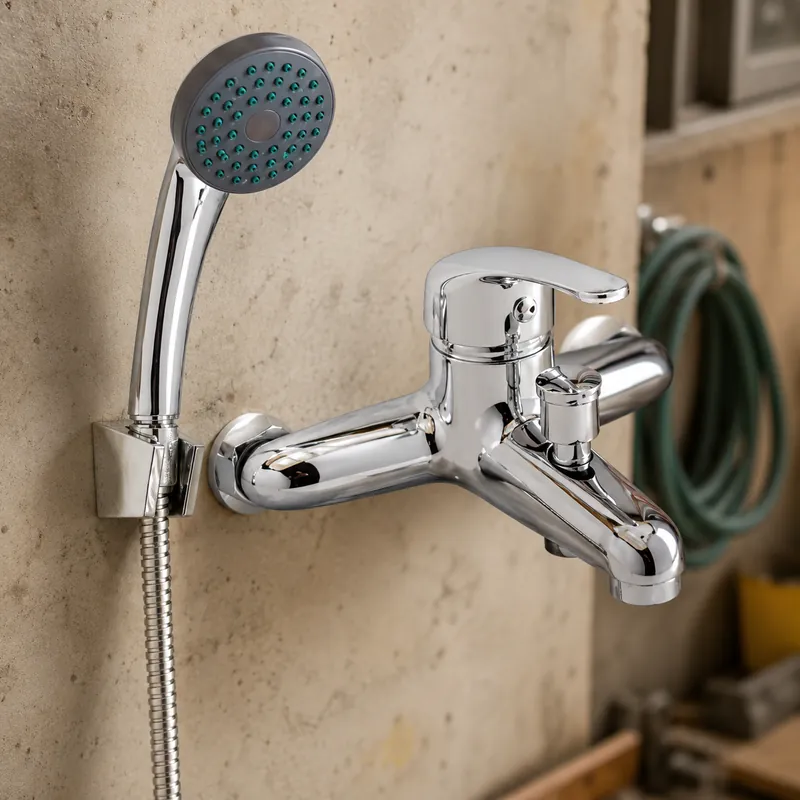 Mezcladora P/ Ducha Monomando Pesada (Incluye Manguera Y Ducha Tipo Telefono) — vista 2
