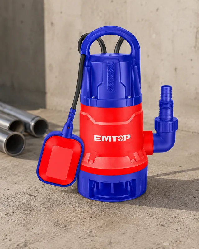 Bomba Sumergible Para Agua Residuales 1hp Emtop — vista 2