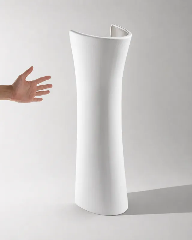 Pedestal Imperial Edesa Blanco — vista 3