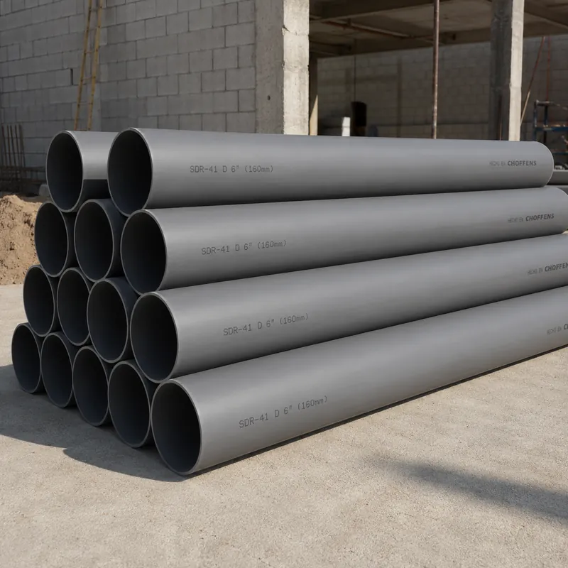 Tubo Sdr 41 De 6*19 Gris — vista 3