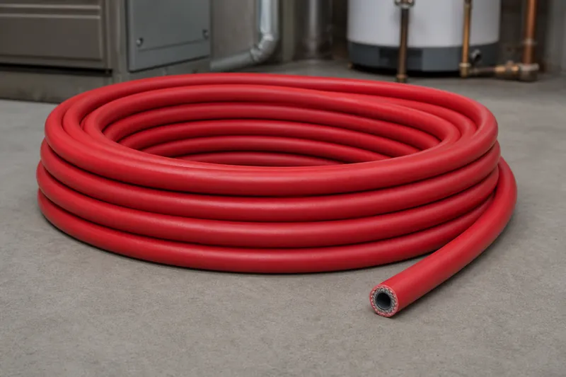 Manguera De Gas Roja 3/8*300 Pies