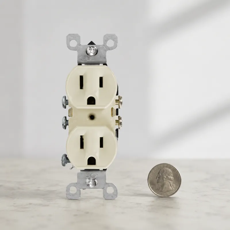 Toma Corriente Doble T/Leviton (Caj. 10) — vista 3