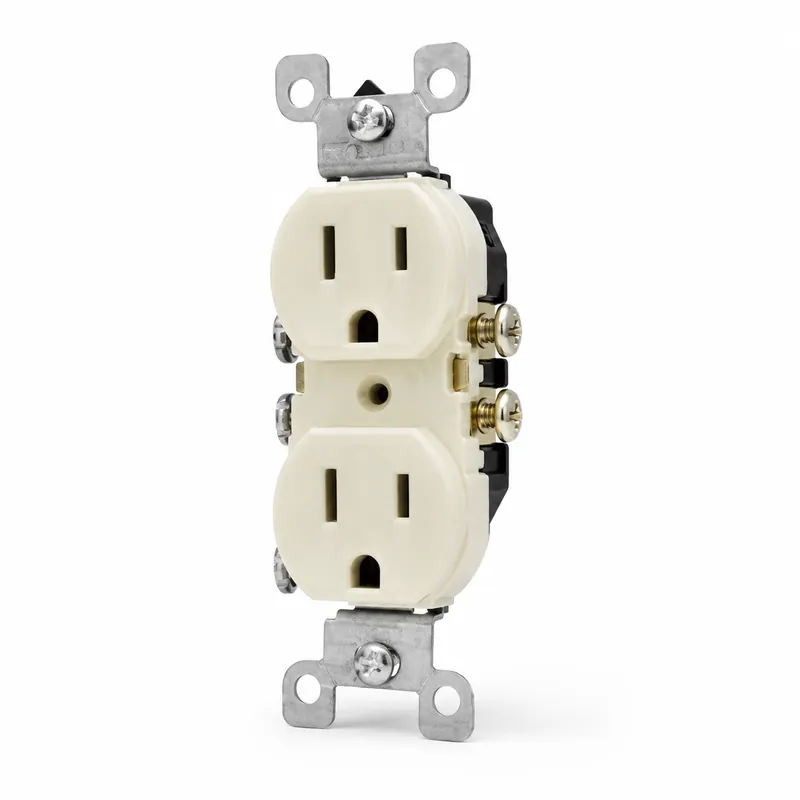 Toma Corriente Doble T/Leviton (Caj. 10)