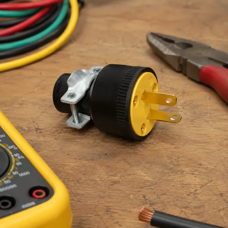 Enchufe T/ Leviton Goma S/Tierra (Caj. 10) — vista 2