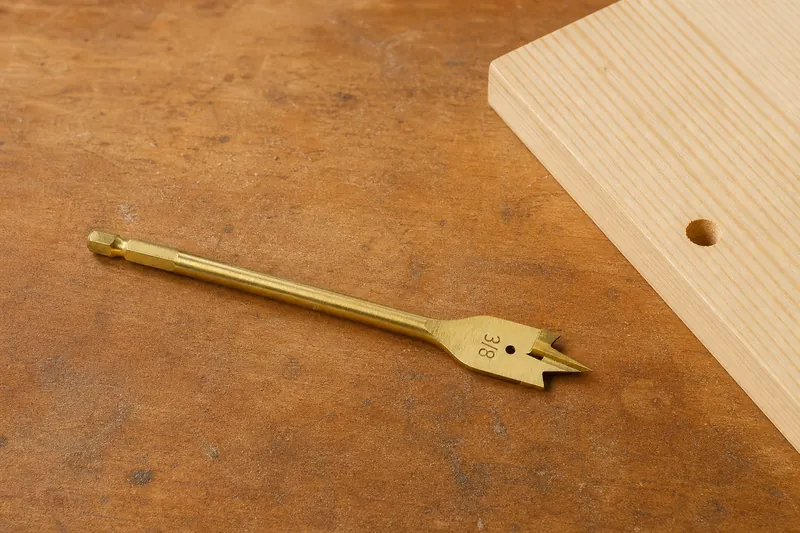 Barrena Plana Para Madera, 3/8" (9.5mm) Imacasa
