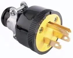 Enchufe T/Leviton Goma C/Tierra (Caj. 10) — vista 2