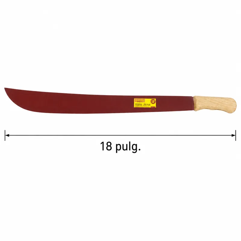 Machete 31d, 18" Classic, Rojo, Madera R Imacasa — vista 3