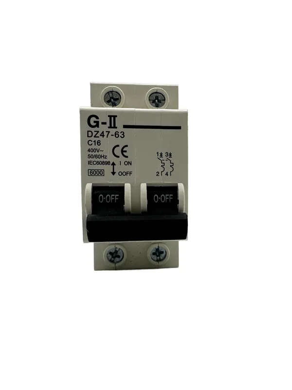 Breaker Europeo 2p 16a C45n6ka (Caj. 6) — vista 2