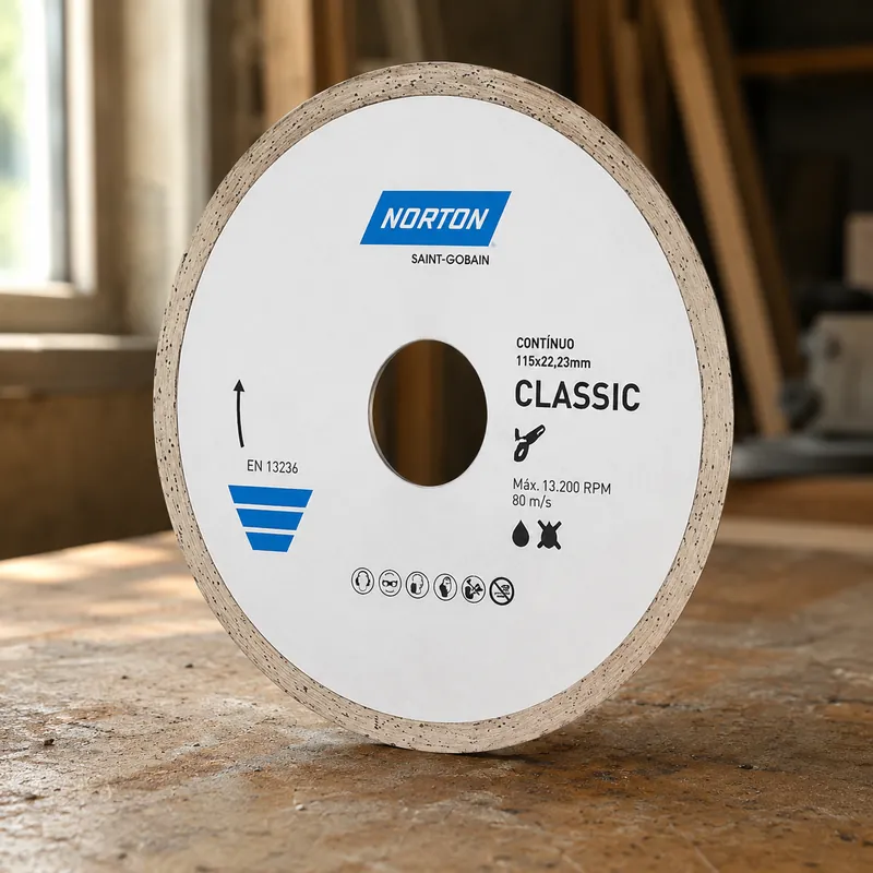 Disco Diamantado Classic Continuo 4 1/2 Norton — vista 4