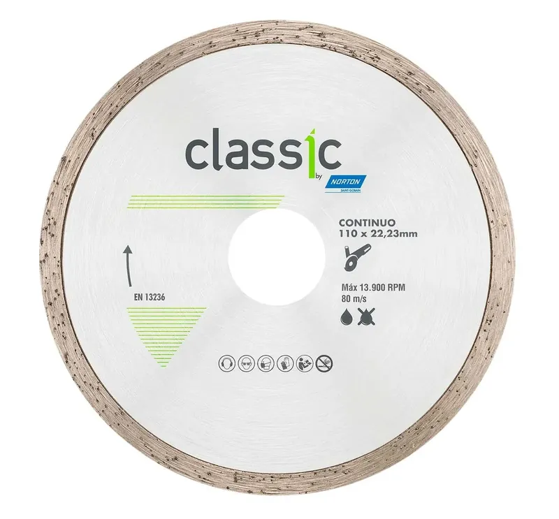 Disco Diamantado Classic Continuo 4 1/2 Norton