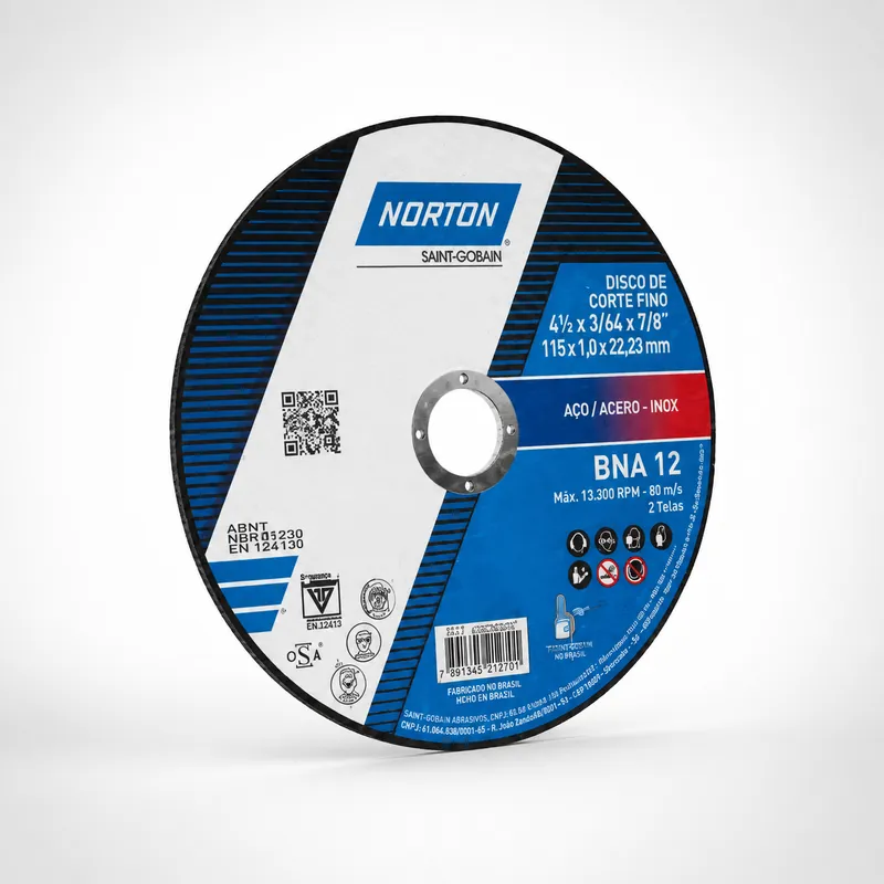 Disco De Corte Plano Norton 9 X7/8 T41 Bna32 — vista 2