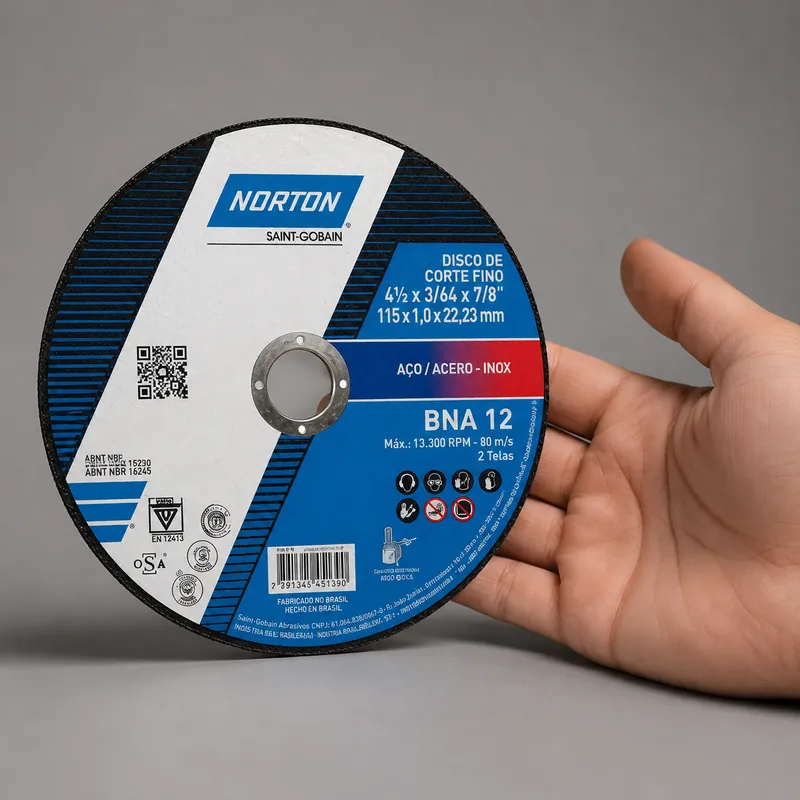 Disco De Corte Plano Norton 9 X7/8 T41 Bna32 — vista 4