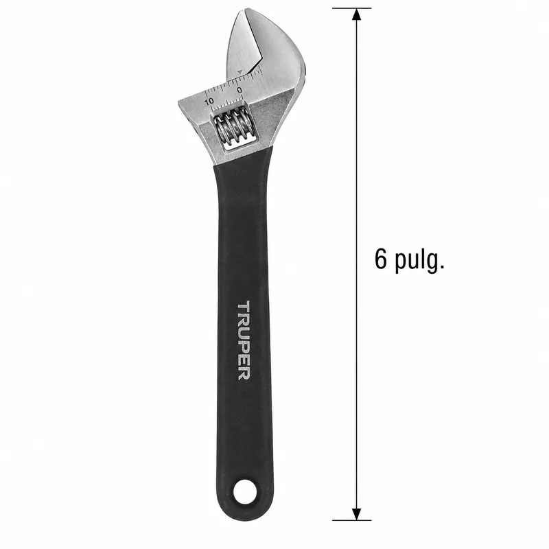 Llave Ajustable Con Grip, 6" Imacasa