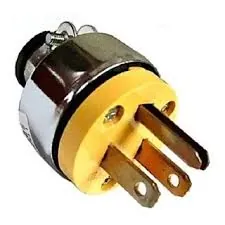Enchufe T/Leviton Metal C/Tierra 125v (Caj. 10) — vista 2