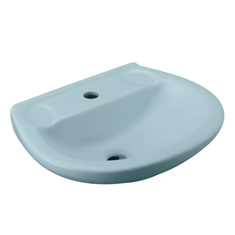 Lavamanos Shelby Azul S/ Pedestal Edesa — vista 3