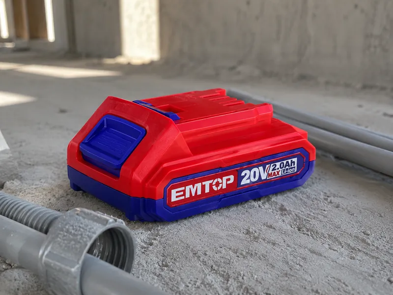 Bateria Recargable P20s 2.0ah Emtop — vista 3