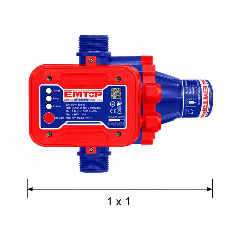 Control Aut. P/Bomba 1.5bar Tub-1x1 Ip65 Emtop — vista 3
