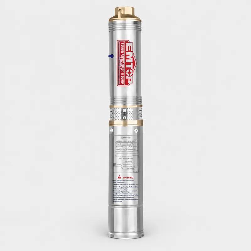 Bomba Sumergible 1/2 Hp 1-1/4" 370w Emtop (No Incluye Control) — vista 2