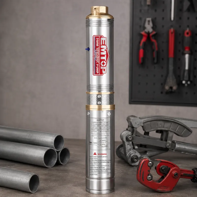 Bomba Sumergible 1/2 Hp 1-1/4" 370w Emtop (No Incluye Control) — vista 3