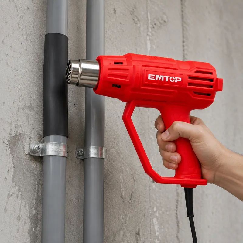 Pistola De Calor Electrica Con Accesorios Emtop — vista 2
