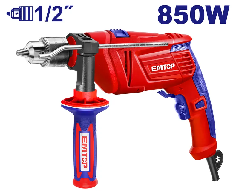 Taladro Percutor 1/2 850w (110-120v 60hz)á Emtop — vista 2