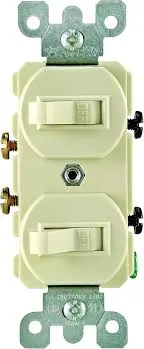Interruptor Doble T/ Leviton — vista 3