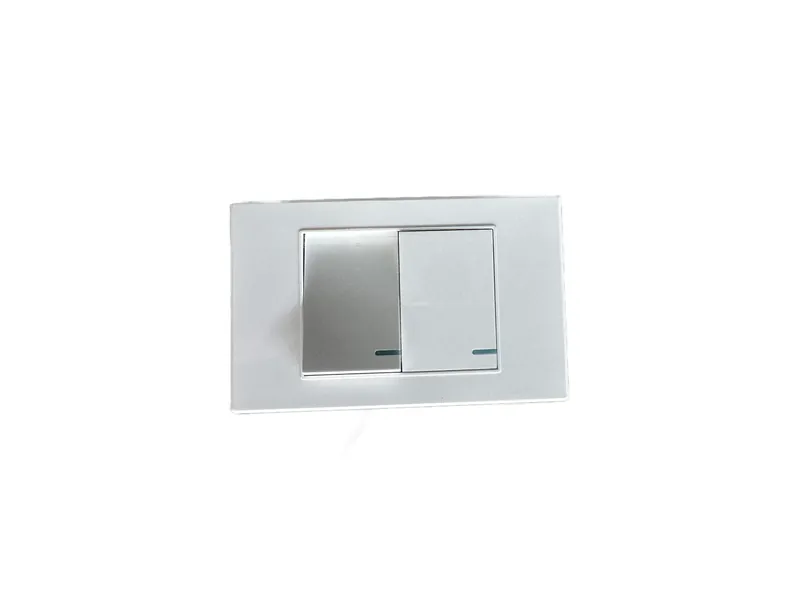 Interruptor Blanco Doble 3/Via — vista 4