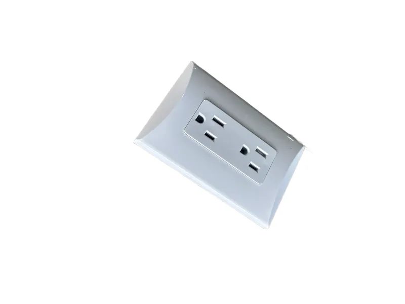 Toma Corriente Blanco Doble 118ks-06 (Caj. 10)