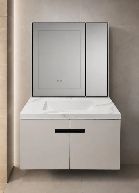 Mueble Para Baño C/Espejo Selora 237 80cm