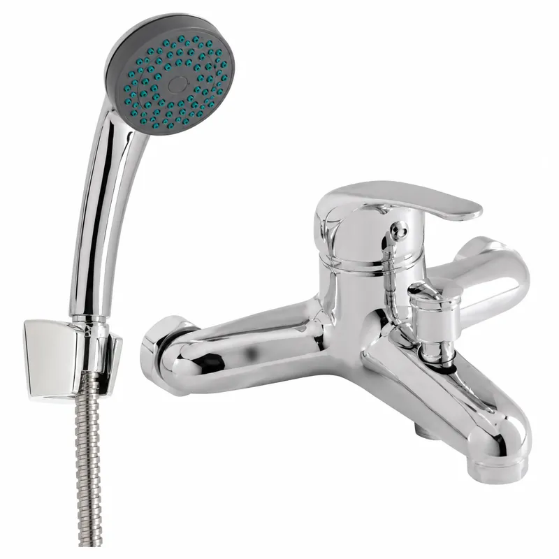 Mezcladora P/ Ducha Monomando (Incluye Manguera Y Ducha Tipo Telefono)