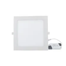 Panel De Luz Led Empostrable Cuadrado 12w (Caj. 20) — vista 2