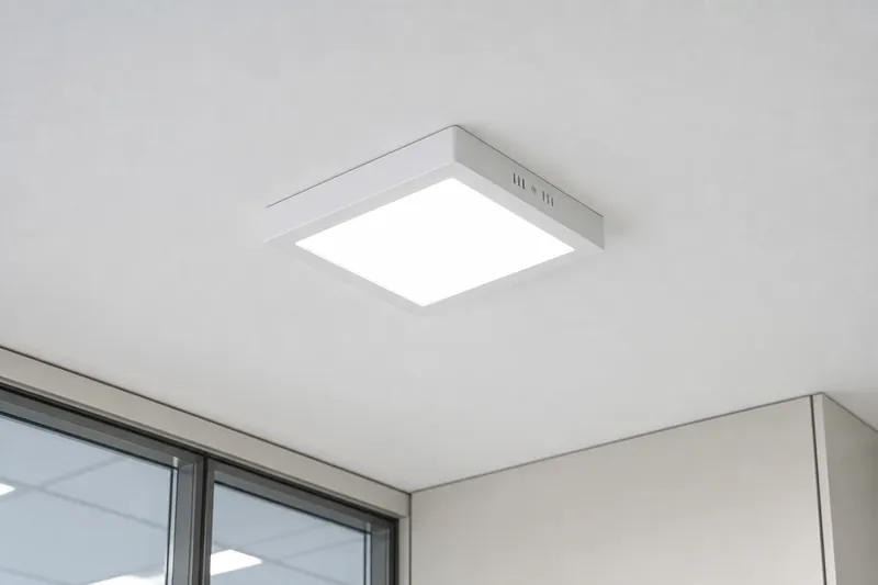 Panel De Luz Led Superficie Cuadrado 18w (Caj.20)