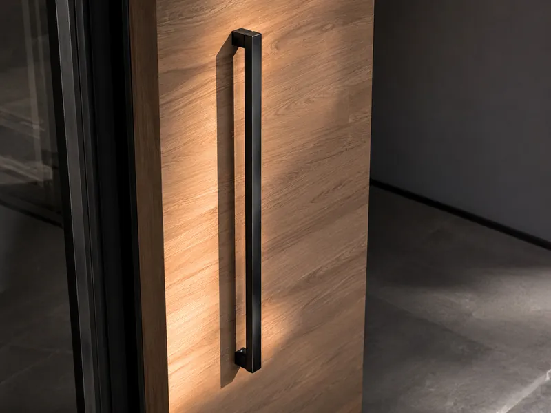 Tirador De Puerta Color Negro — vista 2