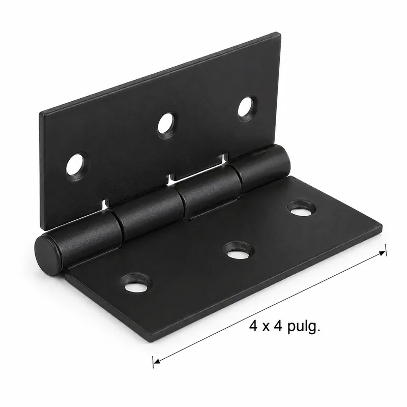 Bisagra Tipo Libro 4*4*2.4 Mm Negra — vista 3