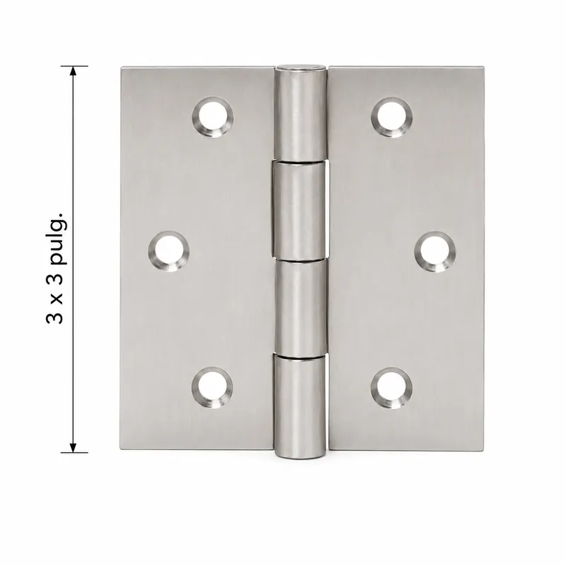 Bisagra Tipo Libro 2.5*2.5*1.8mm Ss — vista 3