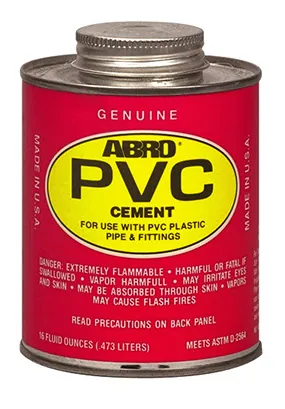 Cemento Pvc Abro Clear 4 Oz (Caj. 24) // 24 Min. — vista 2