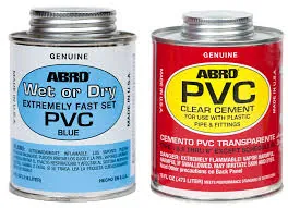 Cemento Pvc Abro Azul 4 Oz (Caj. 24) // 24 Min
