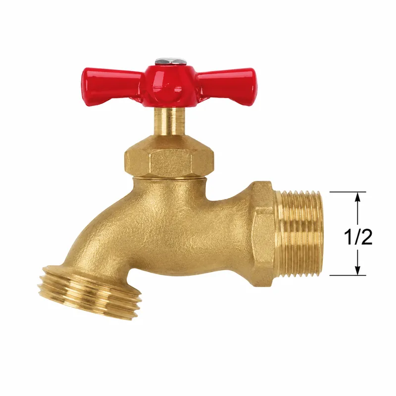 Llave De Chorro R/Manguera De Bronce Pesada T/Nibco 3/4 — vista 3