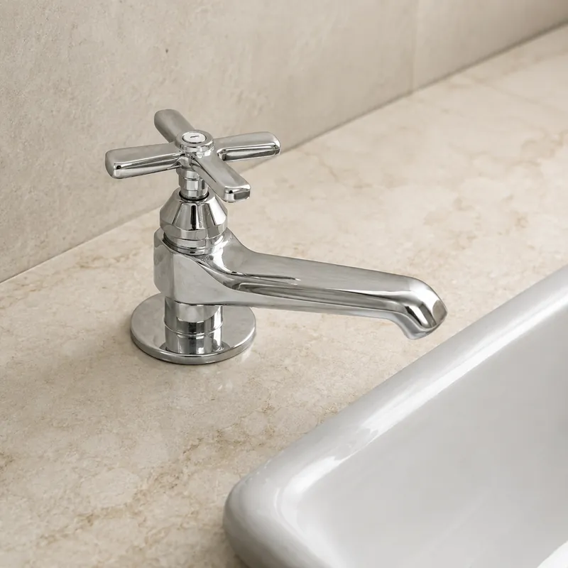 Llave P/Lavamano T/Cruceta 1/2 Spc-L031 — vista 2