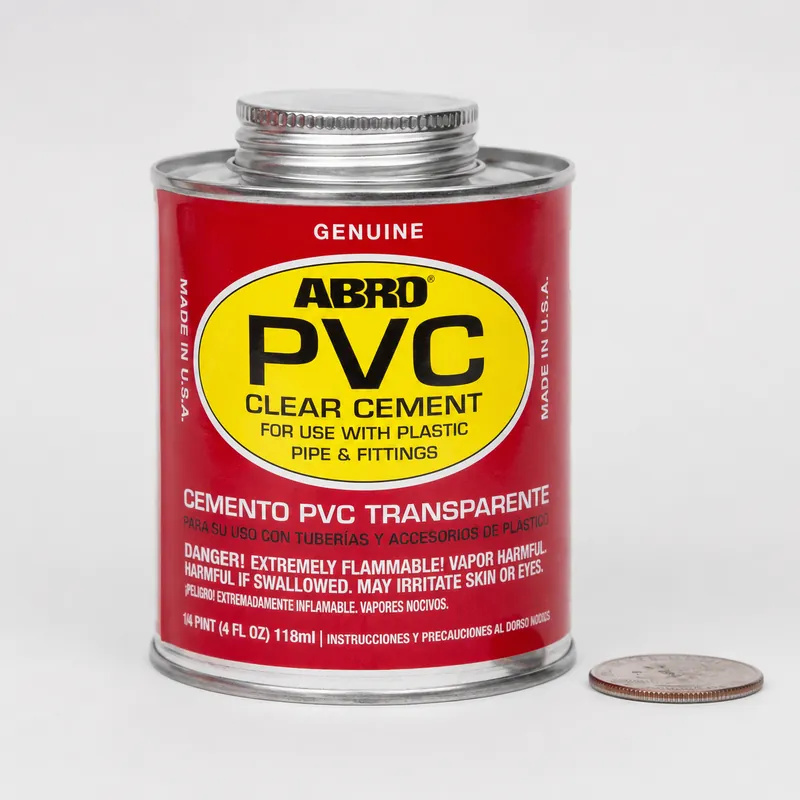 Cemento Pvc Abro Clear 8 Oz (Caj. 24) // 24 Min. — vista 4