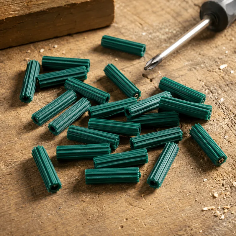 Tarugos Verde 1/4 * 1 (7x25mm) Plug-0725 — vista 2