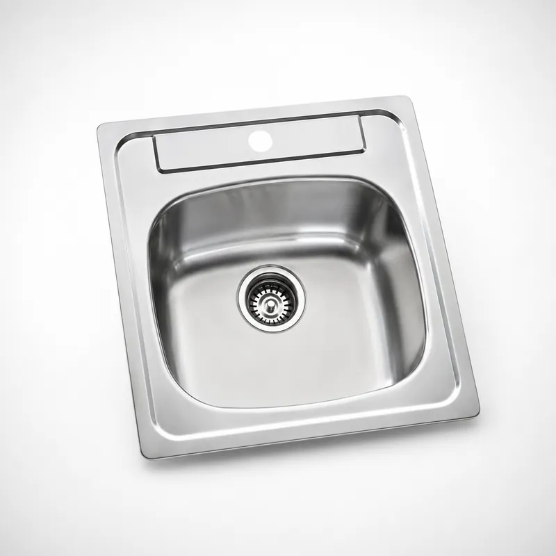 Fregadero Acero Inoxidable De Bar 15x15 X 5-1/2